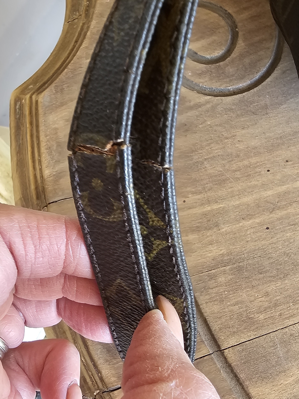Louis Vuitton Brown Monogram Canvas Wristlet Clutch -Project - Picture 2 of 11